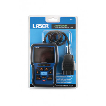 LASER OBDII/EOBD Code Reader & Reset Tool