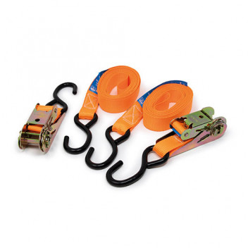 Pair Of 700Kg Ratchet Strap & Hooks