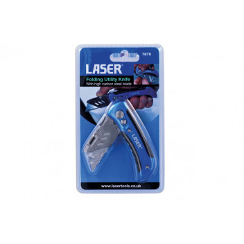 LASER Folding Utility Knife