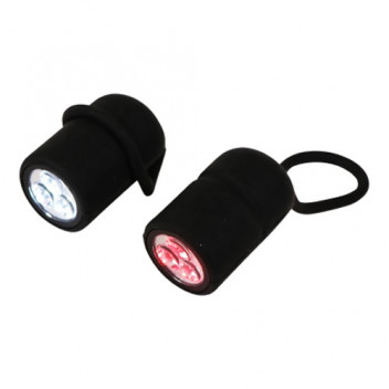 Dresco 3 LED's  Front & Rear Set Silicone
