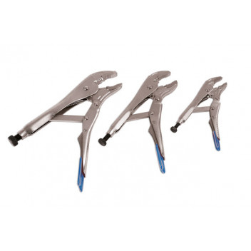 LASER Locking Grip Wrench Set 3 pc