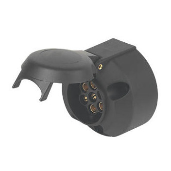 7 Pin Plastic Trailer Socket PVC BULK (1)