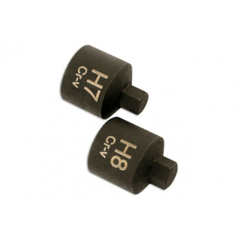 LASER Hex Bit Set 3/8D 2pc"