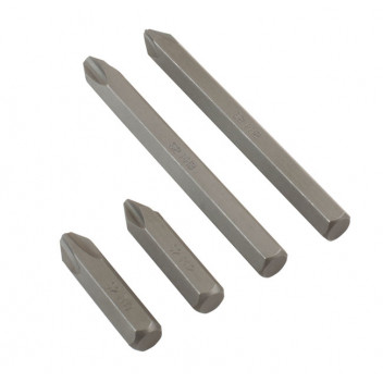 LASER JIS Impact Bits 4pc