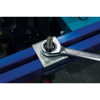 LASER Ratchet Ring Combination Spanner Set 20-32mm 7pce