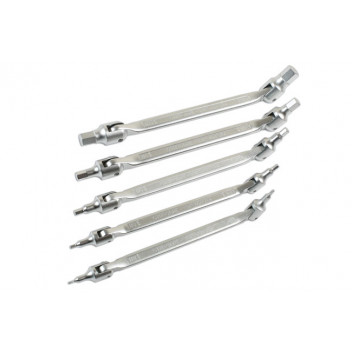 LASER Double Ended Flexible Hex Bit Set 5pc