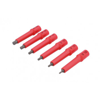 LASER Insulated Spline Bit Socket Set 3/8D 6pc"