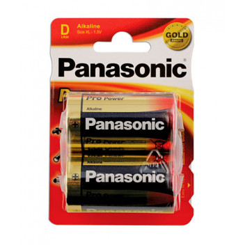 CONNECT Panasonic Pro Power D Cell Battery 2pc x 12