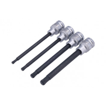 LASER Ball Ended Triple Square Bit Sockets 4pc