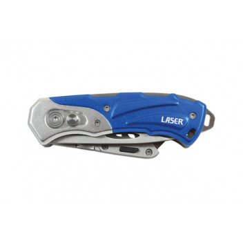 LASER Twin Blade Mechanics Knife Blue