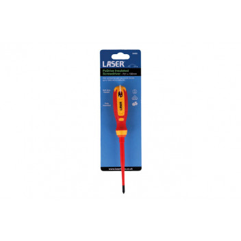LASER PzDrive Insulated Screwdriver Pz1 x 100mm