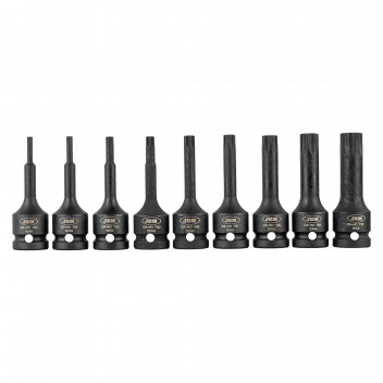 8 Piece Set Of 1/2 Torx Impact Socket Bits"