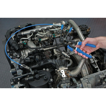 LASER Button Connector Pliers with Flexible Cable