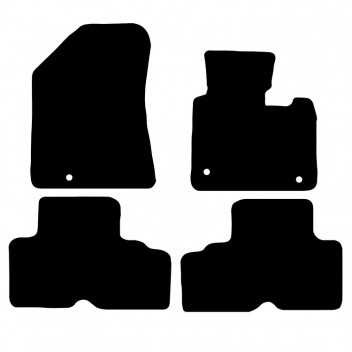 Carpet Mat Set KIA CARENS 2013>  (4 PIECE + 3 CLIPS)