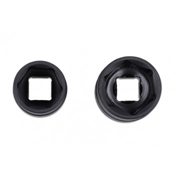 LASER DOUBLE ENDED DAMAGED WHEEL NUT SOCKET SET 2PC