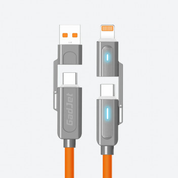 4-in-1 Heavy-Duty Multi Cable 1.5m