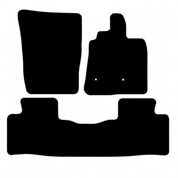 Rubber Mat Set MITSUBISHI Shogun 2007 On SWB