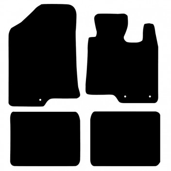 Carpet Mat Set HYUNDAI I40  (4 PIECE + 3 CLIPS)