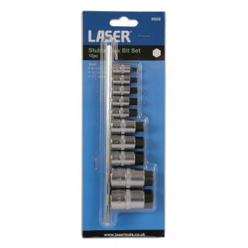 LASER Hex Bit Set 10pc