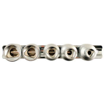 LASER Triangular Socket Set 1/2D 5pc"