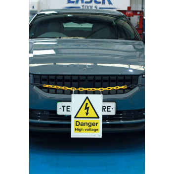 LASER Danger High Voltage Sign