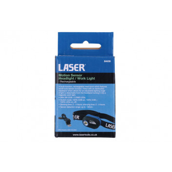 LASER Motion Sensor Headlight / Work Light - Rechargeable