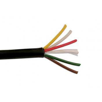 CONNECT Black 5 Core Auto Cable  8.75 Amp  30m