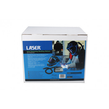 LASER Auto Darkening Welding Helmet with Respirator