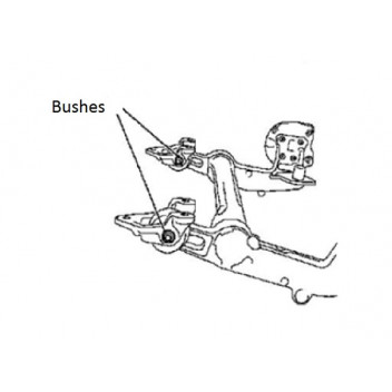 LASER Rear Axle Beam Bush Kit - Vauxhall/Opel