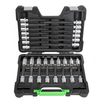 30 Pieces Hexagonal Bit Socket Set