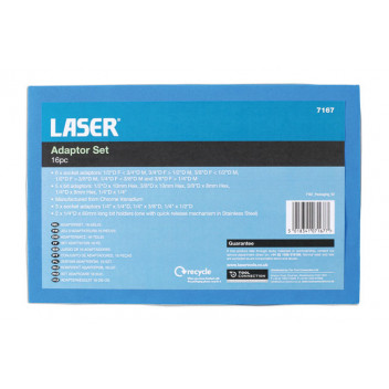 LASER Adaptor Set 16pc