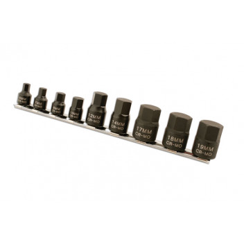 LASER Hex Bit Set (Metric) - Low Profile 9pc