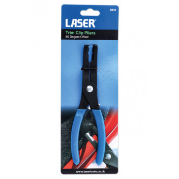 LASER Trim Clip Pliers - 80 Degree Offset