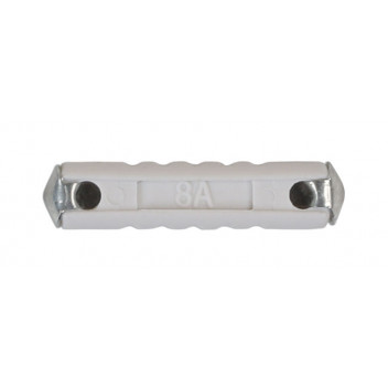 CONNECT 8 AMP Ceramic Continental Fuses White (100)