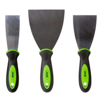 SET OF 3 STEEL SCRAPERS