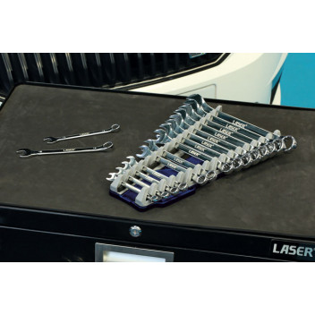 LASER Laser Tools Racing Spanner Organiser - 16 Spanners