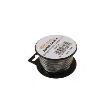 CONNECT Mini Reel Automotive Cable 17 Amp Black 3.5m