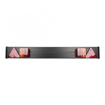 Trailer Towing Bar With 2 Rear Lights An 2 Triangular Reflec