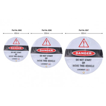 LASER Steering Wheel Lockout Cover 500mm