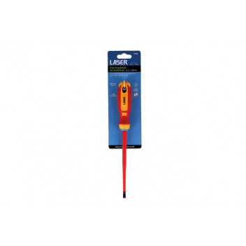 LASER Flat Insulated Screwdriver 6.5 x 150mm