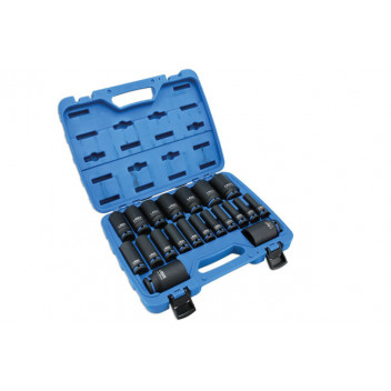 LASER Deep Impact Socket Set 1/2D 20pc"