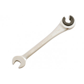 LASER Ratchet Flare Nut Wrench 17mm