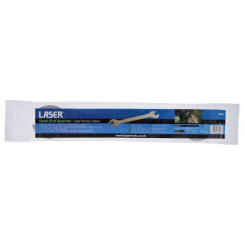 LASER Ultra Thin Open Ended Spanner 25 x 28mm