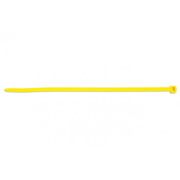 CONNECT Cable Tie 200 x 4.8mm Yellow (100)