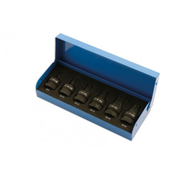 LASER Spline Bit Set - 1/2D 6pc"