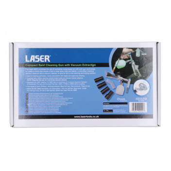 LASER Compact Swirl Cleaning Gun with Vacuum Extraction