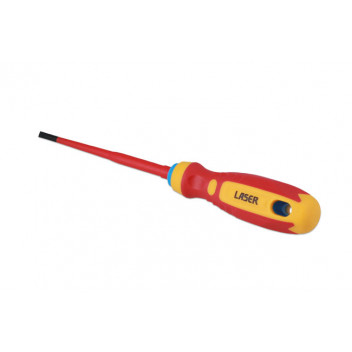 LASER Flat Insulated Screwdriver 4.0 x 100mm