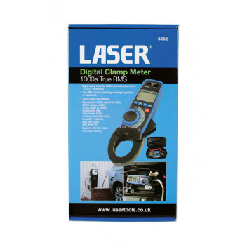 LASER Digital Clamp Meter 1000a True RMS