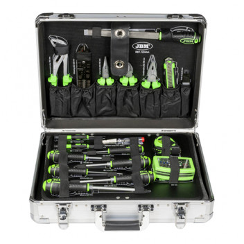 108 Pieces Aluminium Tool Case - Zinc Finish