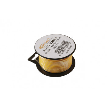 CONNECT Mini Reel Automotive Cable 5 Amp Yellow 7m